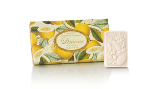 Lemon (Limone) Scented Set of 3 x 4.40 oz Rectangular Soaps By Saponificio Artigianale Fiorentino
